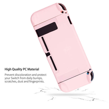 Switch Protective Case Slim Cover Case for Switch and Joy Con - Shock-Absorption and Anti-Scratch (Sakura Pink)