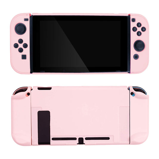 Switch Protective Case Slim Cover Case for Switch and Joy Con - Shock-Absorption and Anti-Scratch (Sakura Pink)